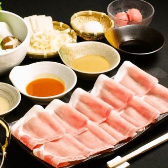 [Lunch course] [Private room] [Total 6 dishes] Carefully selected Japanese black beef rump/shabu-shabu course 4,180 yen (tax included)