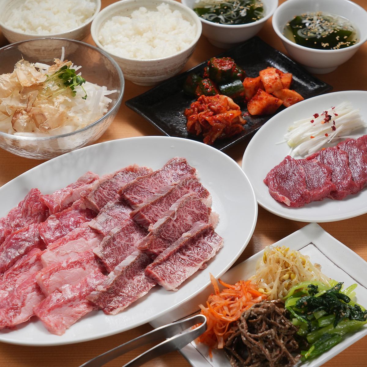 特上牛肉のコースをぜひお楽しみください！