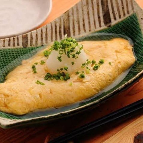 No. 1 most popular item: disappearing magic dashi rolled omelet! Excellent compatibility of kelp and bonito dashi ◎