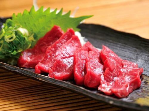 Authentic Kyushu! Horse sashimi