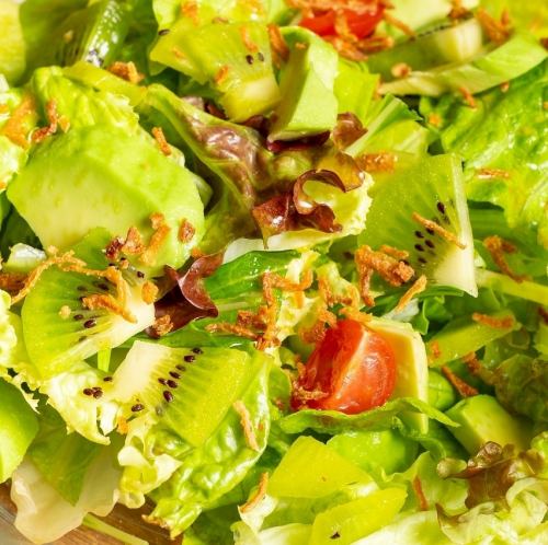 アボカドグリーンサラダ～赤ワインビネガードレッシング～