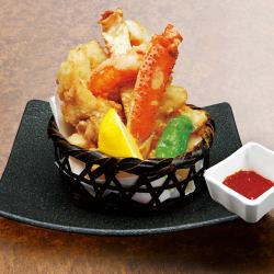 かに唐揚げ　スパイシーソース