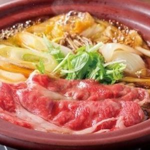 Individual dinner party [Miyabi course] 7 kinds of colorful sashimi and Wagyu beef sukiyaki! Includes premium all-you-can-drink draft beer for 7,000 yen