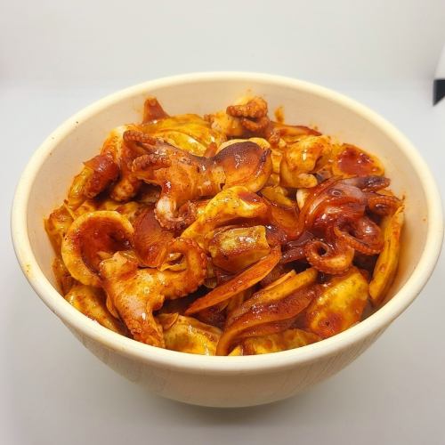Spicy Chukmi Bowl (Spicy Stir-Fried Octopus II Vegetable Bowl)