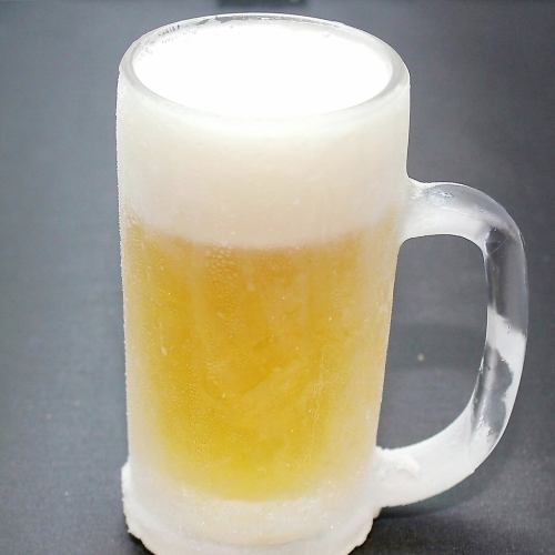 Cold draft beer