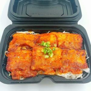 Spicy and rich pork rib yakiniku lunch box