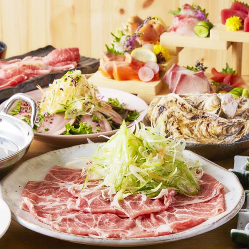 【極みコース】海鮮もお肉も♪豪華選べるメイン/3時間飲み放題付き9品5,000円