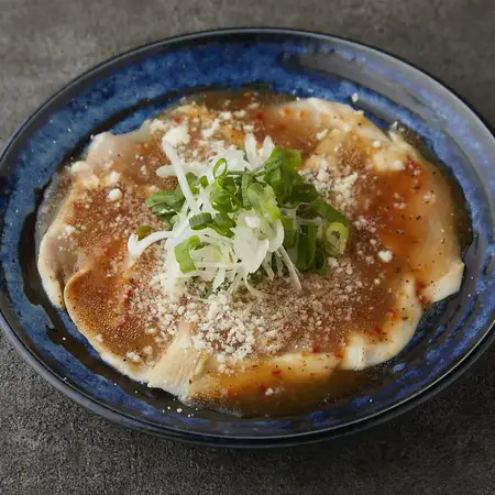 鶏むねたたきのカルパッチョ