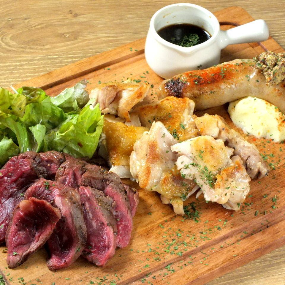 のの最強肉盛り★思いっきり肉にかぶりつきたいならののへ♪