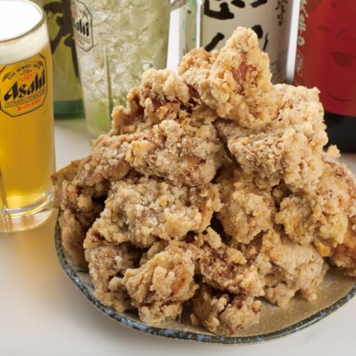 Early bird course (17:00~19:00) or (18:00~20:00) with all-you-can-eat fried chicken and 2 hours of all-you-can-drink