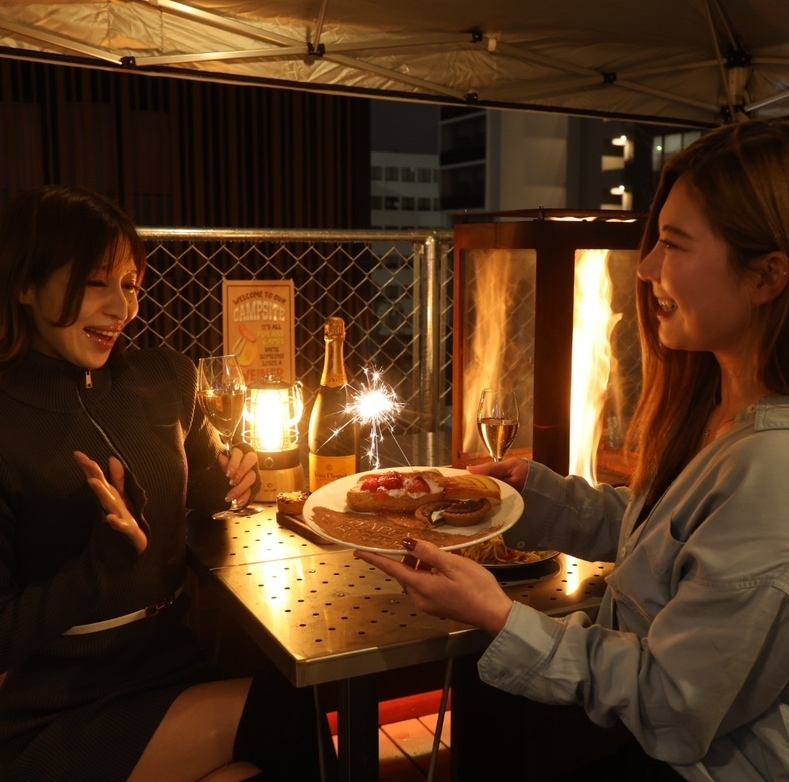 大名ど真ん中でキャンプの雰囲気を味わえる大人空間がNEWOPEN★