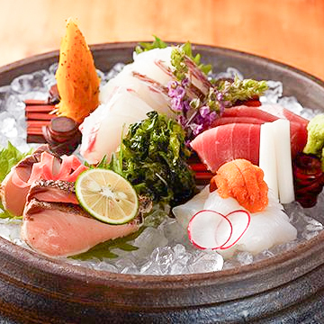 『宴会に!!浅間コース』は市場直送の鮮魚と和牛握り付きプラン♪