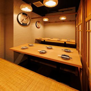 The restaurant has a calm, mature atmosphere and can accommodate medium-sized banquets in private rooms! Perfect for a variety of occasions in Akasaka!