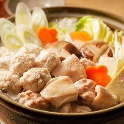 Awaodori chicken hotpot