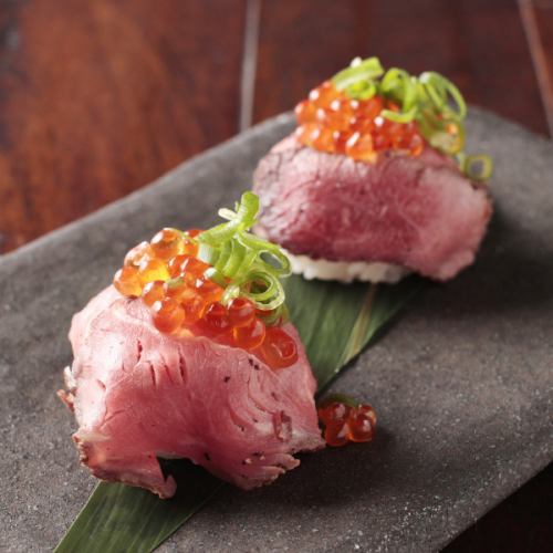 ローストビーフの手毬寿司
