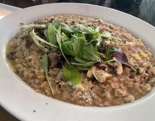 Porcini cream risotto