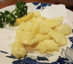 Garlic tempura