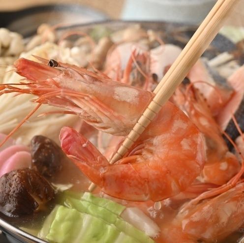 Very popular seafood chanko nabe!