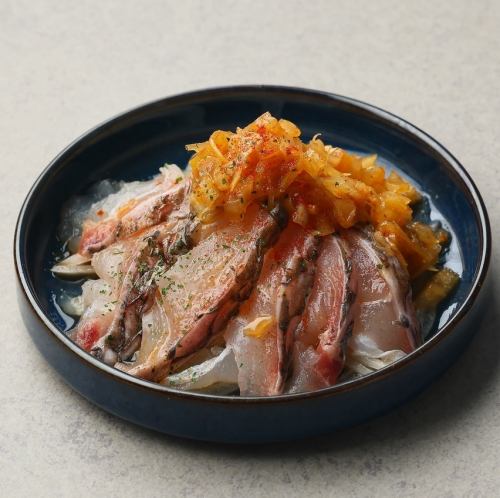 鮮魚のよだれ鶏風