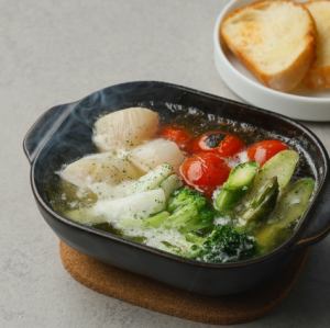 お好きな具材５種でアヒージョ