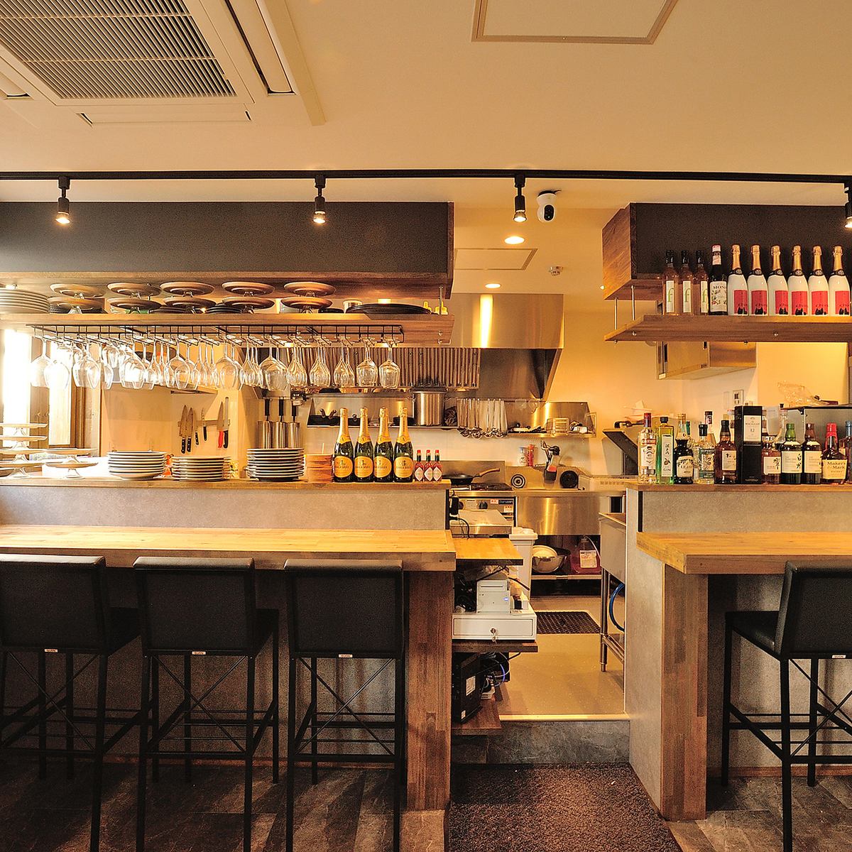 Completely renovated and reopened! Beautiful, cafe-like interior supervised by a famous designer