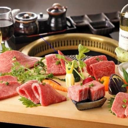 [飲放]×112品[食放]≪絶品≫雲丹プラチナユッケ付【ステーキ4種＆食飲放コース】9000⇒7000