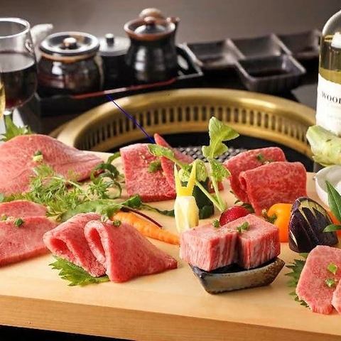 料理100品以上[食放]≪極上≫希少部位【ステーキ2種食べ比べ＆食べ放題コース】6000円⇒4000円