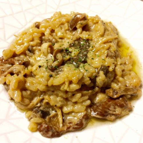 Brown rice risotto