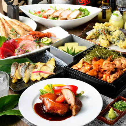 《November~January》"2 hours all-you-can-drink" 5 kinds of sashimi, Oku-Mikawa chicken steak, eel rice, etc. [Luxury course] 5000 yen