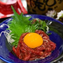 Horse sashimi yukhoe