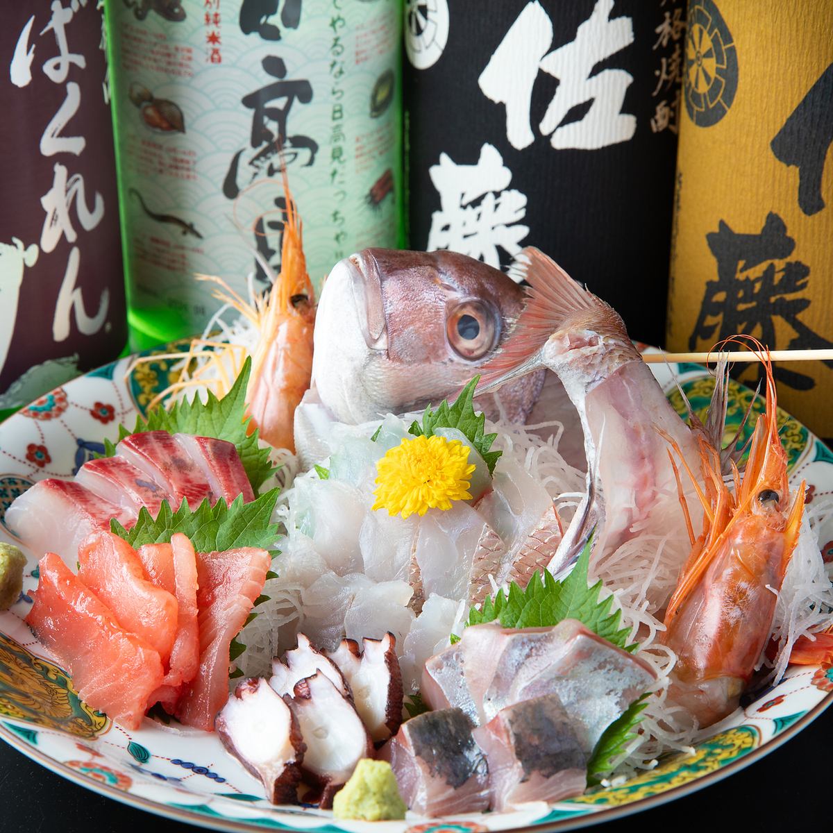 海鮮はもちろん、逸品料理の食材にこだわり抜いております！