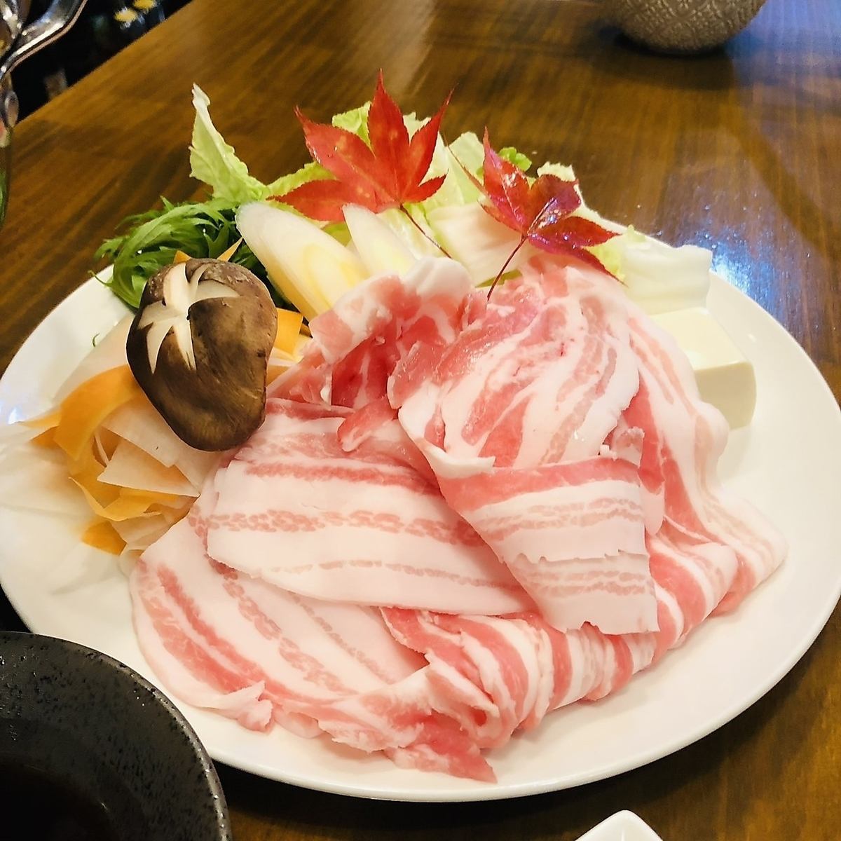 厳しい条件をクリアした麓山高原豚の豚しゃぶは柔らかジューシー
