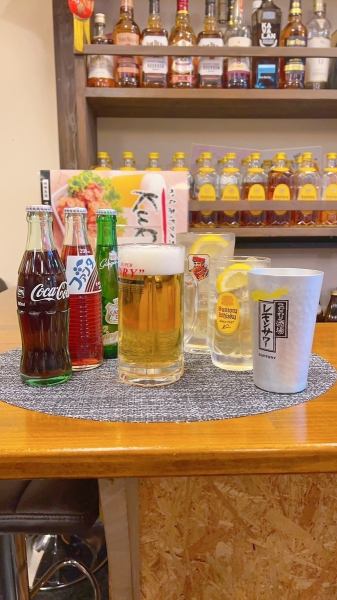 アルコールの種類が豊富！