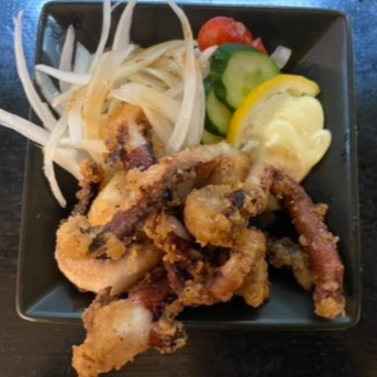 いか下足の唐揚げ