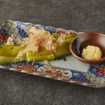 ジャンボ長茄子トロっと焼き