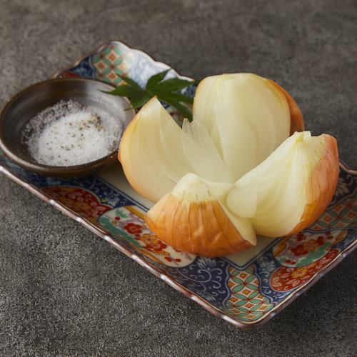 丸ごと玉ねぎ炭火焼き