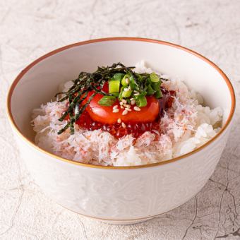 蟹いくら丼（小）