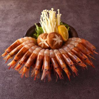 南蛮海老のしゃぶしゃぶ