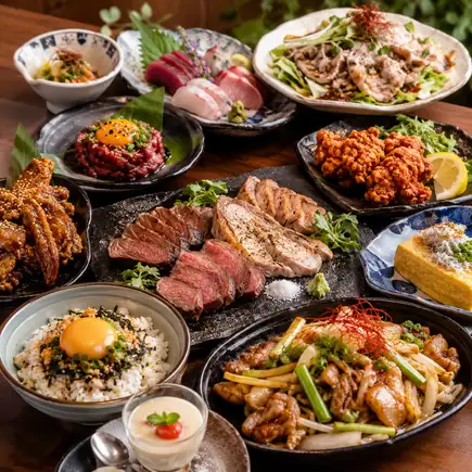 ご宴会におすすめ【厳選コース】 鮮魚3種に選べるメイン♪10品 4,500円 2.5時間飲み放題