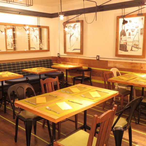 広々とした店内。女子会やランチママ会、パーティーにも◎ビアガーデン後の二次会にも♪