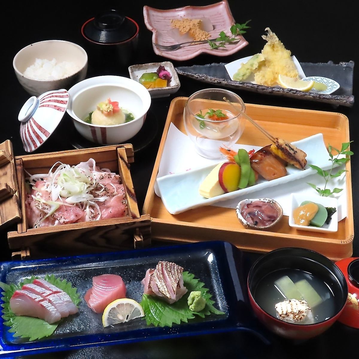 記念日や両家の顔合わせ、接待にも！会席料理は4180円～ご用意◎