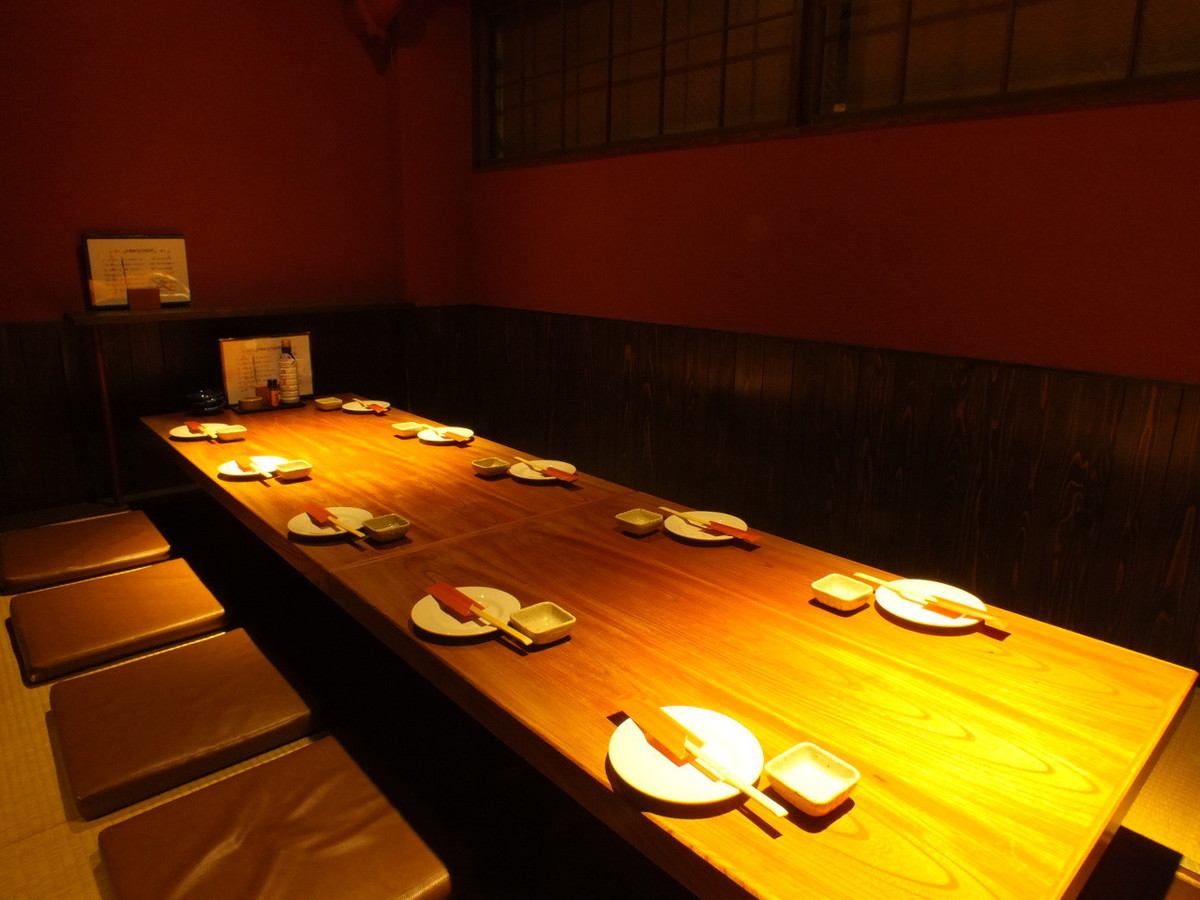 We have a private room that can accommodate up to 10 people.
