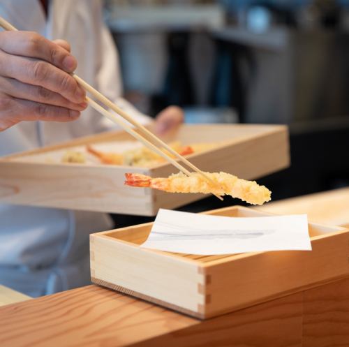 Tempura with seasonal vegetables