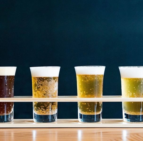 [Drinks are also fulfilling] Craft beer drink comparison set