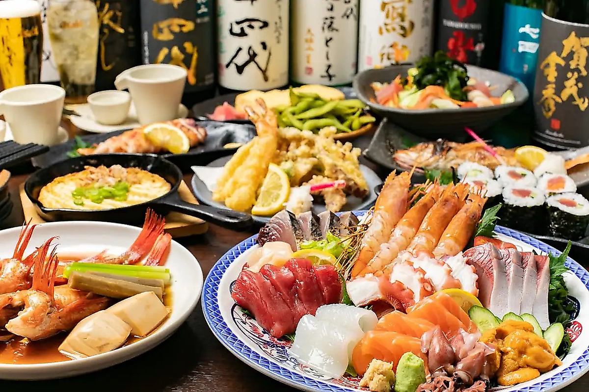 飲み放題付き5000円のコースメニューを御用意！