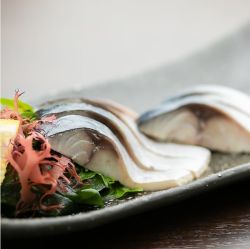 自家製！むじょか鯖の大トロしめ鯖