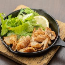 国産トロてっちゃんの鉄板焼き