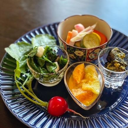 조금 건강한 연회≪전 6품≫무료 뷔페 120분 첨부【파티 코스】6,800엔(부가세 포함)