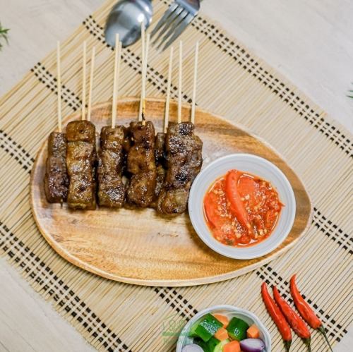 インドネシアの牛肉サテ 5個
