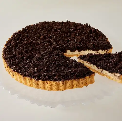 Rare cheesecake chocolate oleo tart